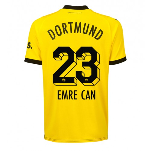 Fotballdrakt Herre Borussia Dortmund Emre Can #23 Hjemmedrakt 2023-24 Kortermet